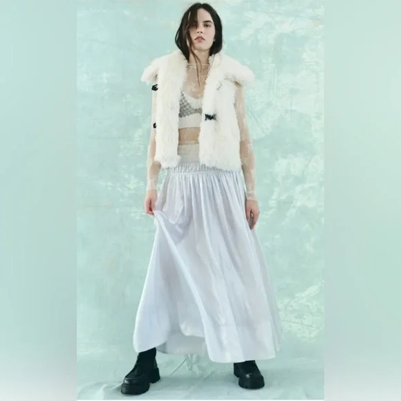 Free People Ivory Combo Aster 2PC Boho Skirt Set NEW Skirt Sets